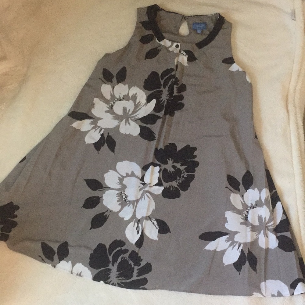 Vera Wang dress.  Grey/black/white Size 16